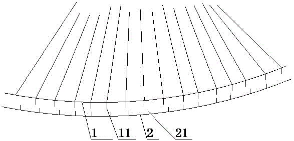 Multi-specification cloth crumpling die plate