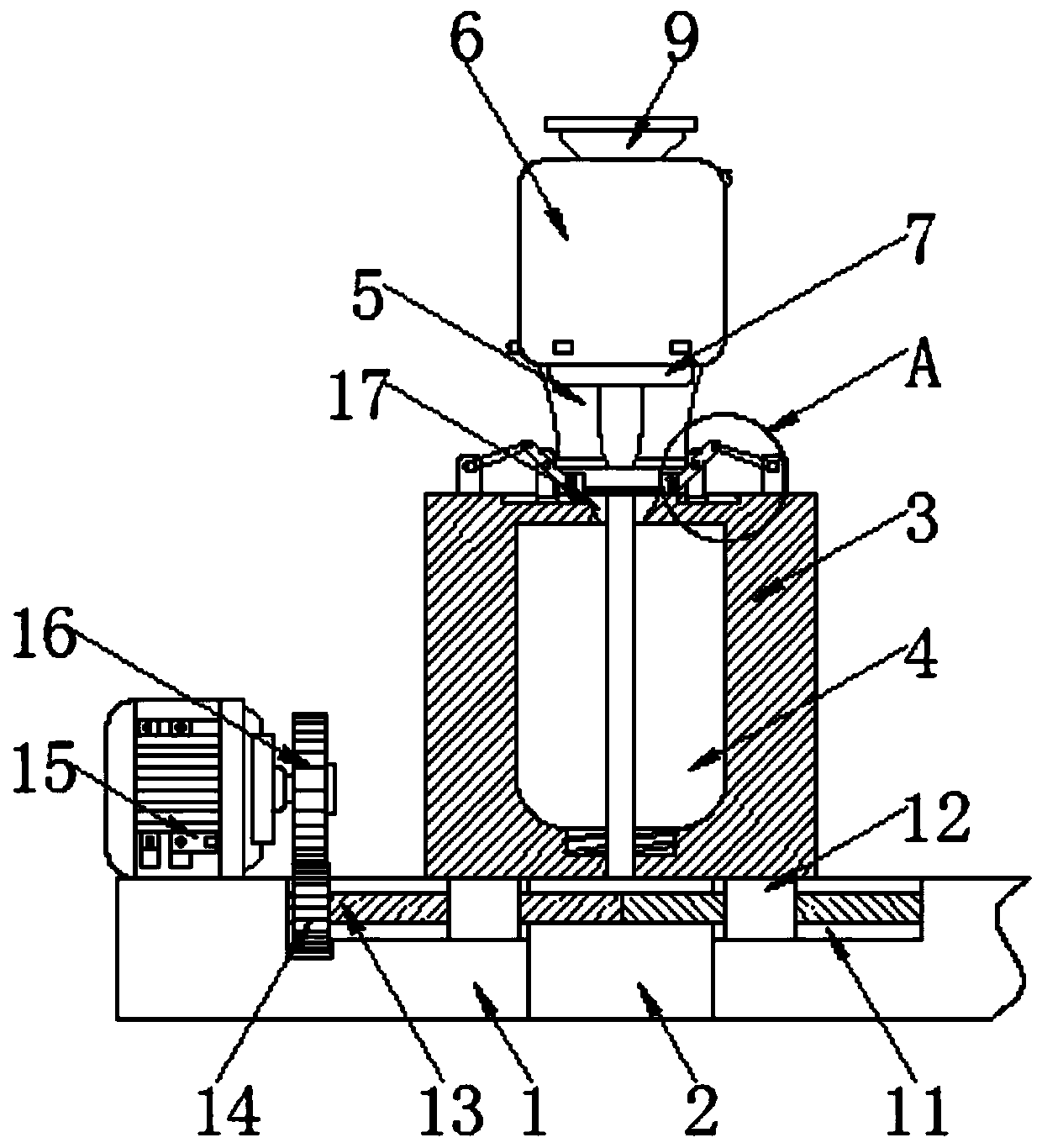 Blow molding equipment for blow molded container