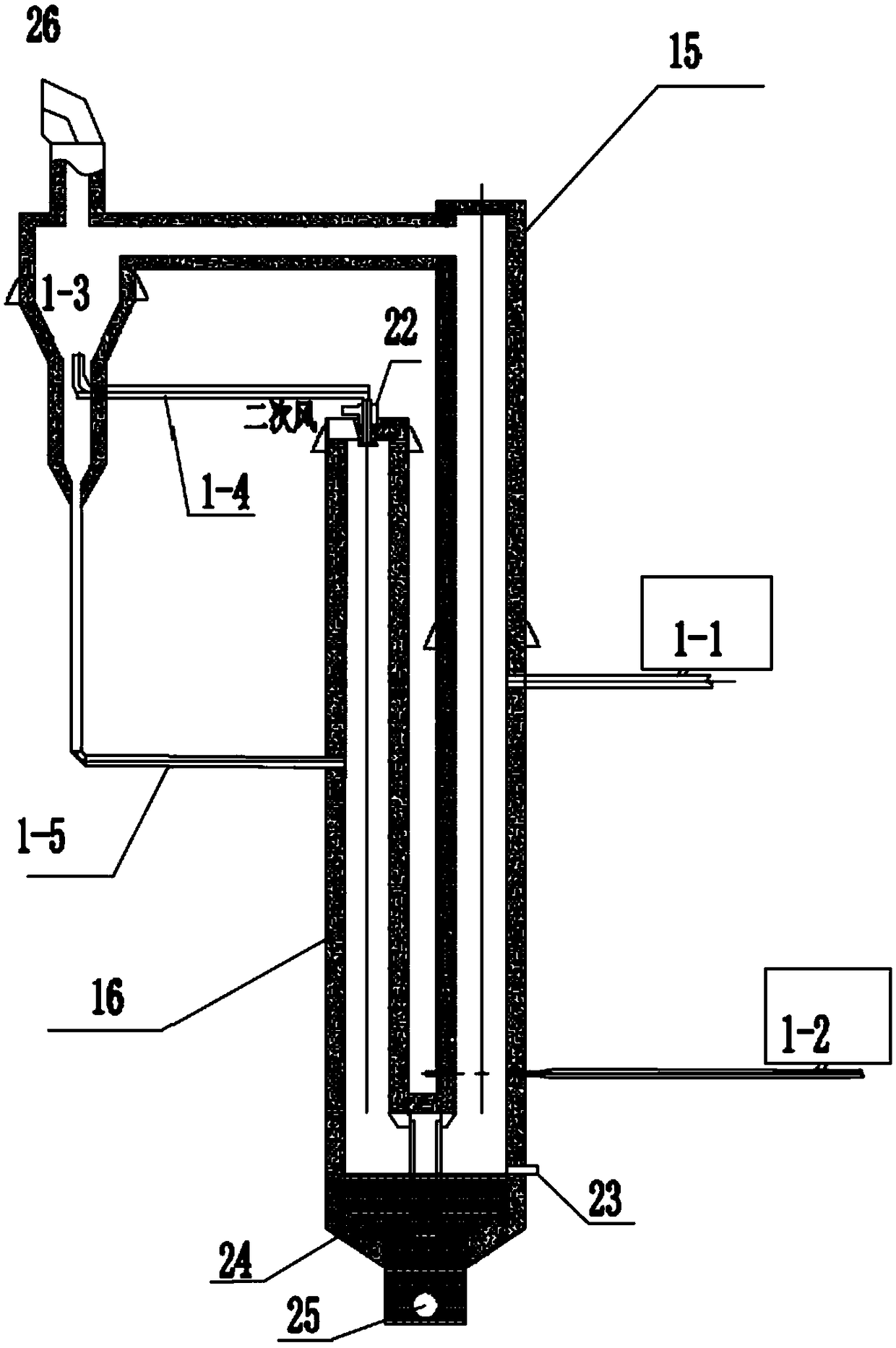 Short-process smelting reduction type iron-making system and method