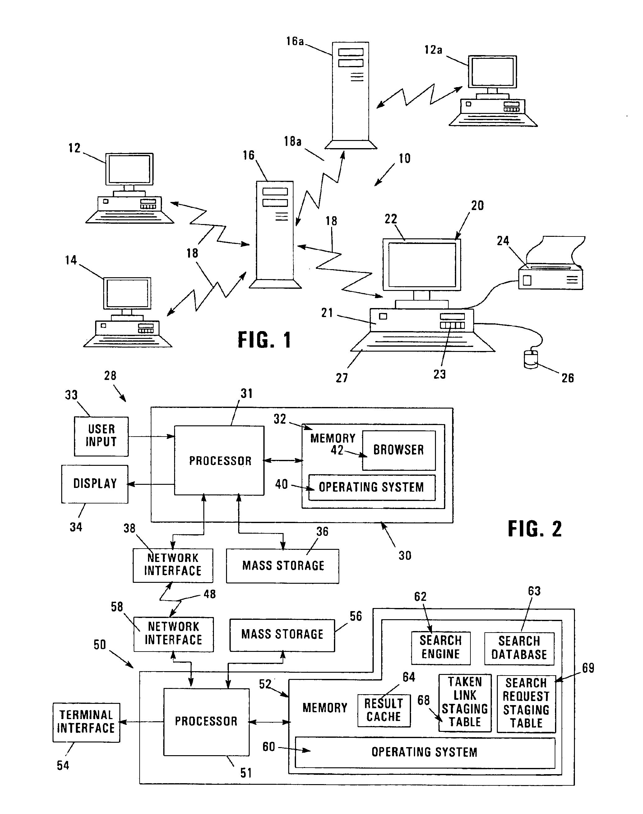 Ordering of database search results based on user feedback