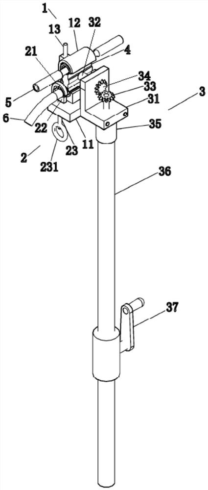 A C-type wire clip installation tool and its use method