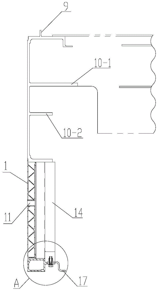 A rail vehicle and its chassis end plate assembly