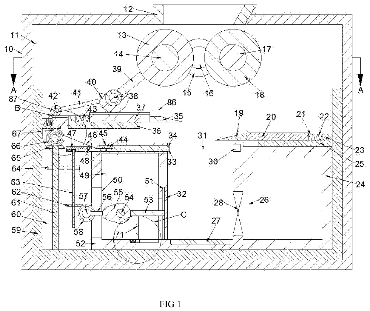 Plastic injection syringe recovery and processing device