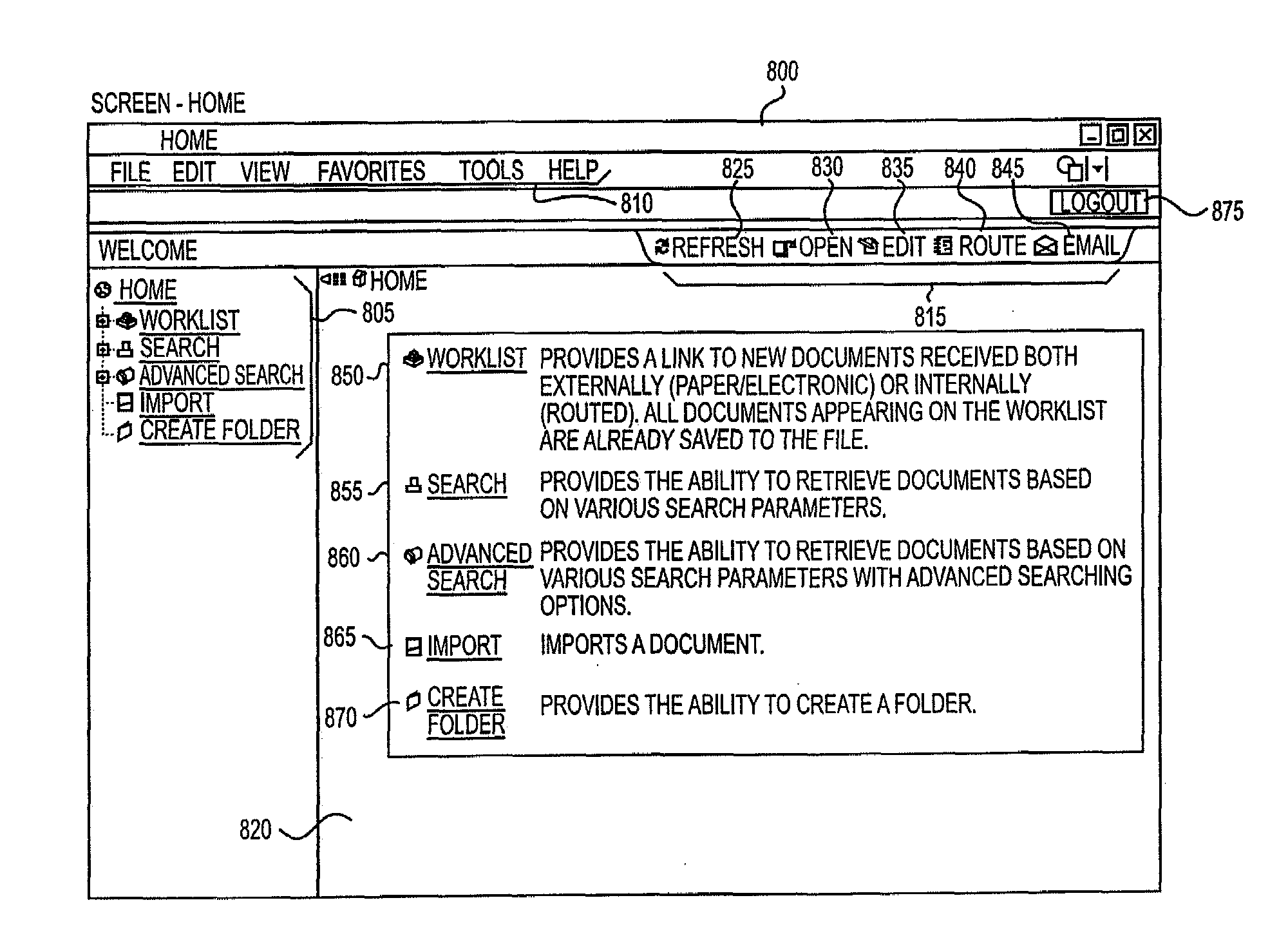 System and method for managing a business process and business process content