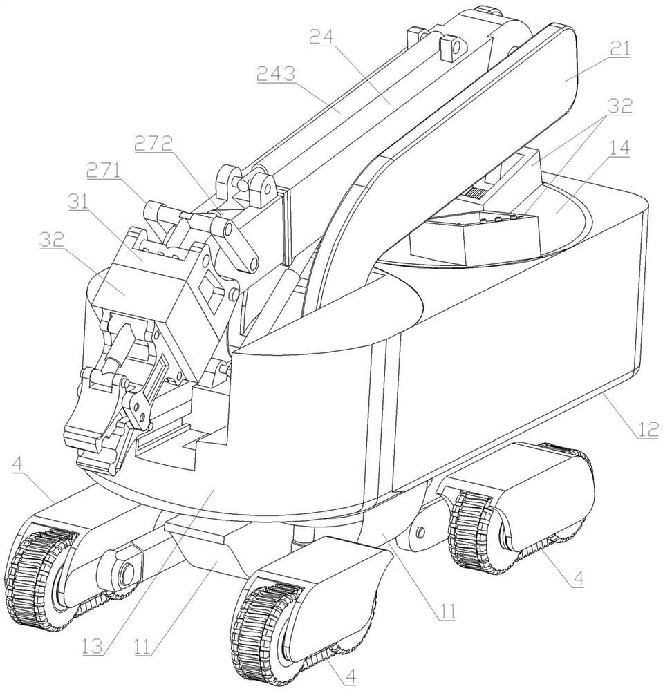 Nuclear emergency multi-functional operation robot