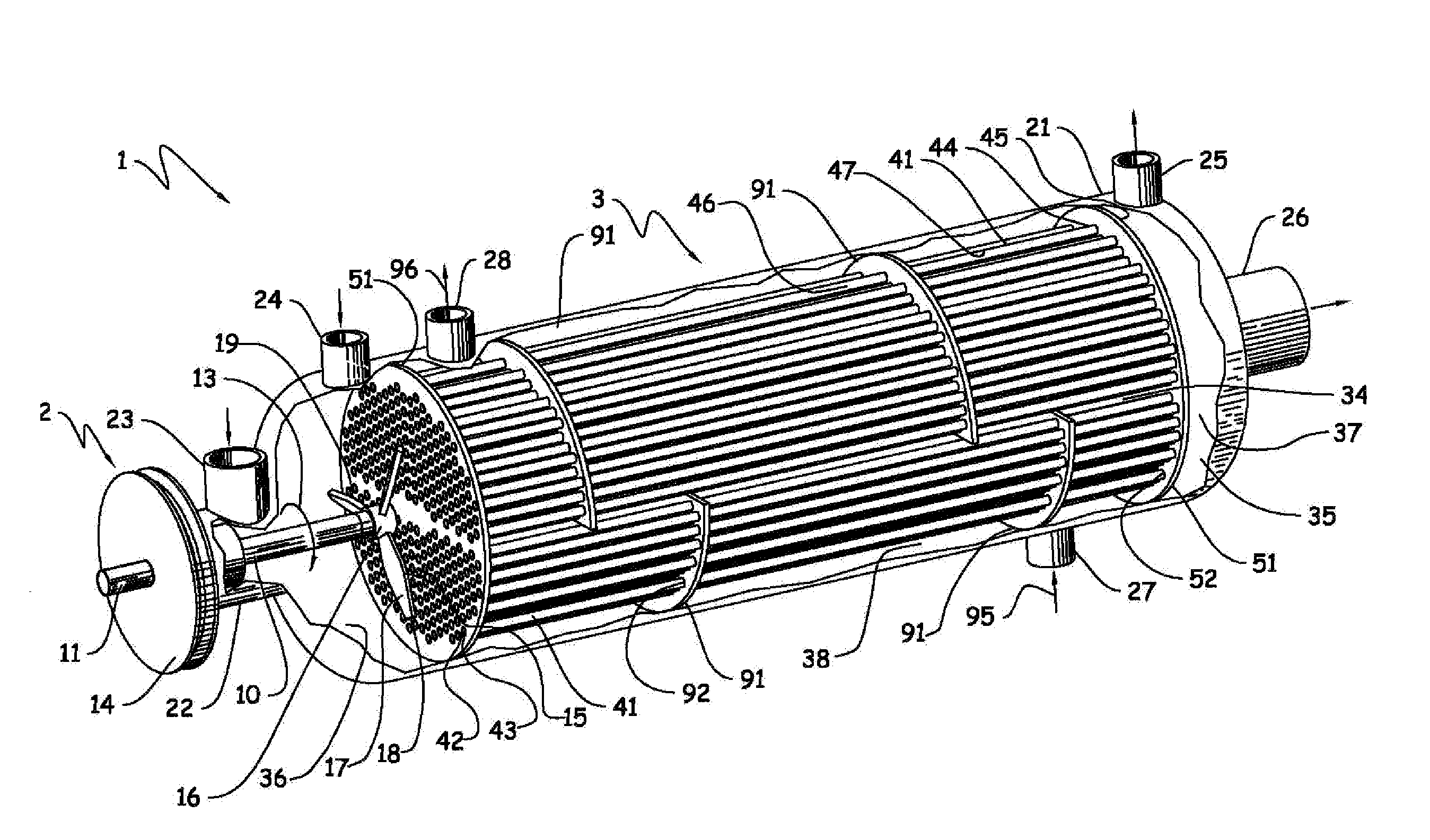 Tube-side sequentially pulsable-flow shell-and-tube heat exchanger appratus, system, and method