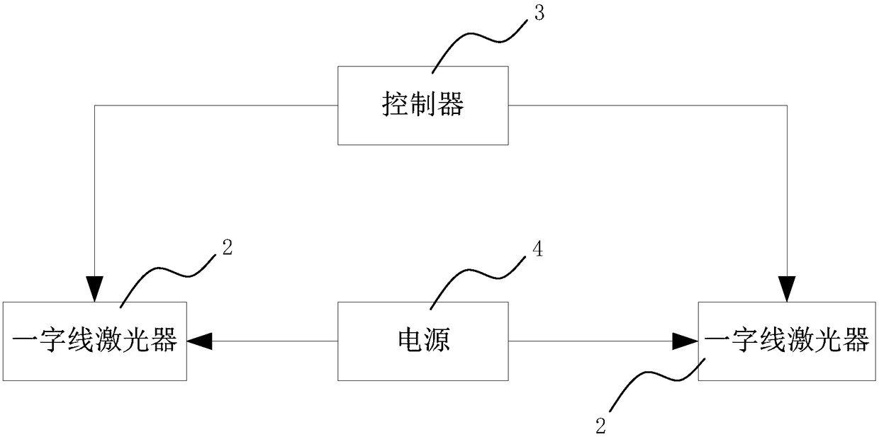 A railway track measurement mark point positioning device and system