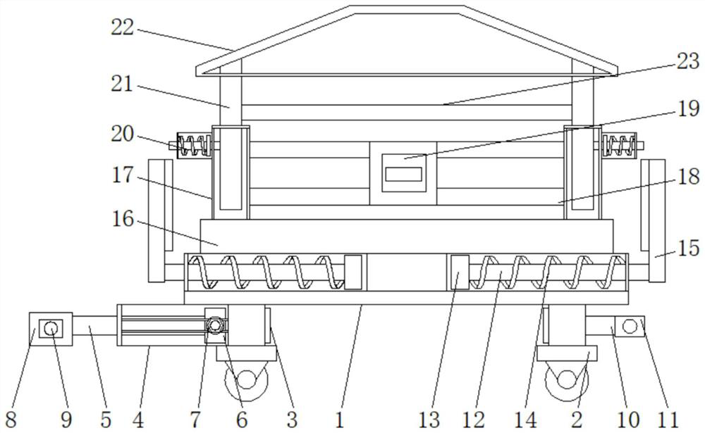 A kind of logistics transportation device and its operation method