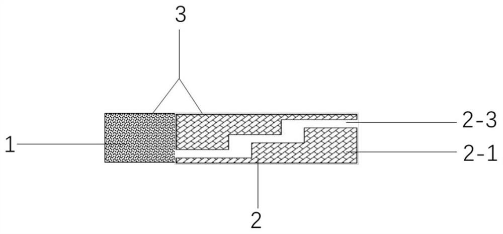 Heat-not-burn smoke cartridge with binary structure