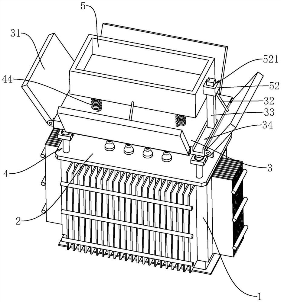 Hail-proof oil-immersed transformer