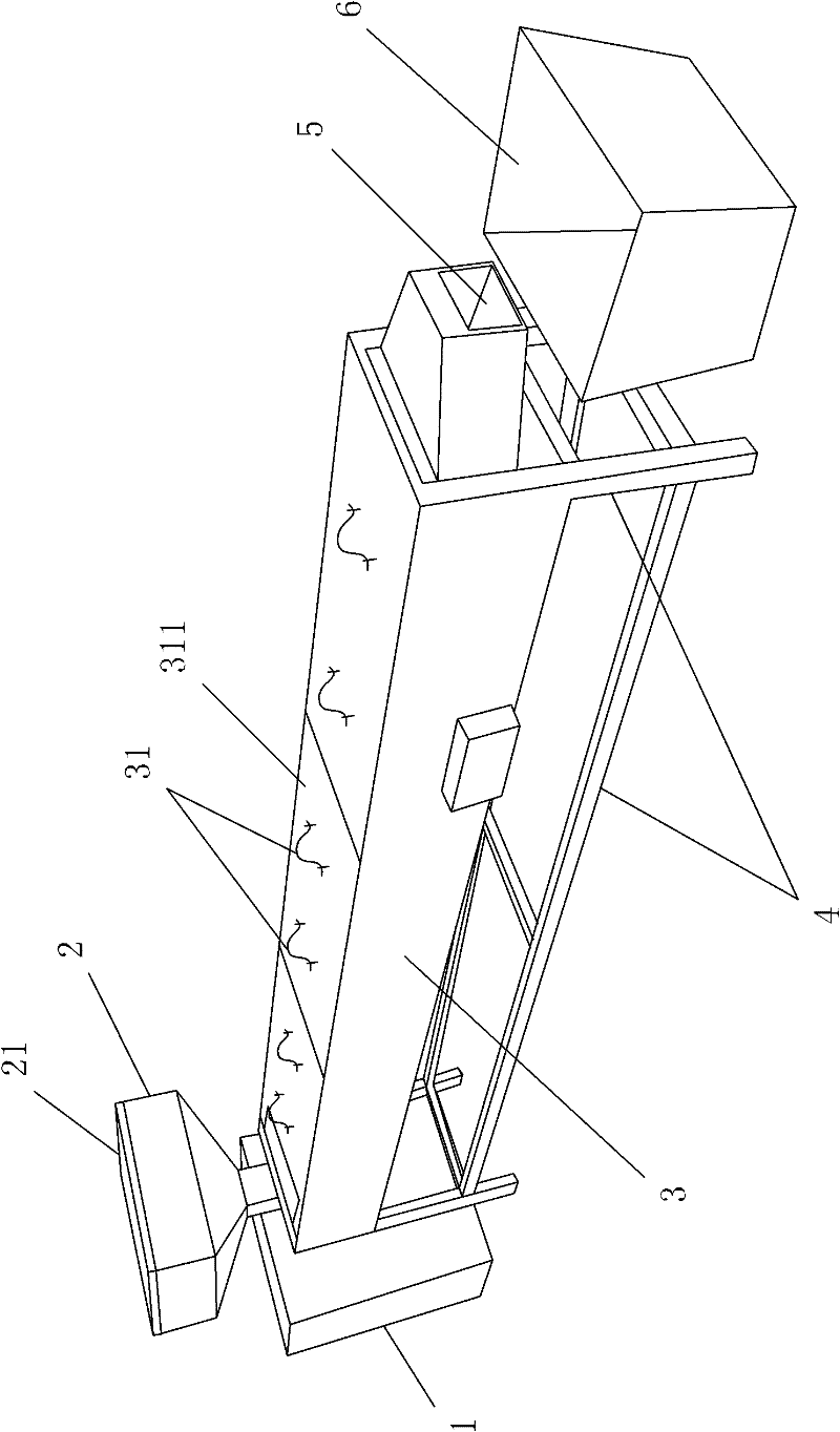 Rubber seal drying and screening all-in-one machine