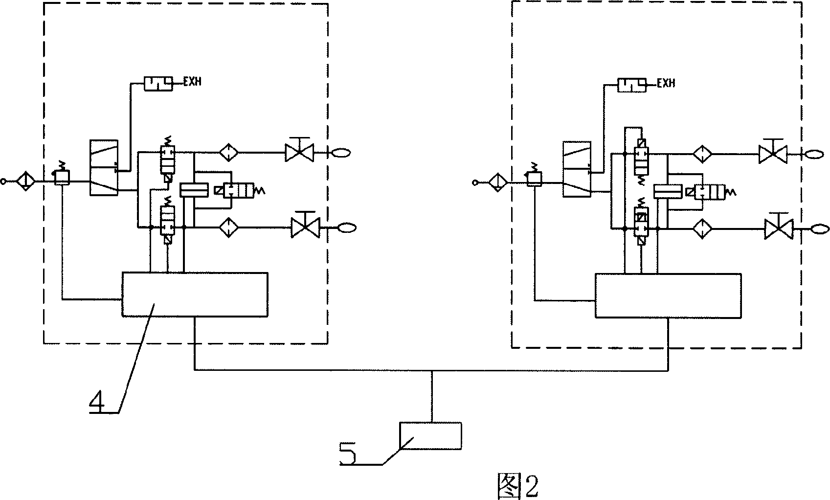 Auto-controlled gas liquid two purpose leakage detector