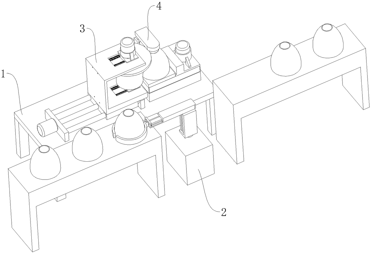 Grinding device for electric kettle body