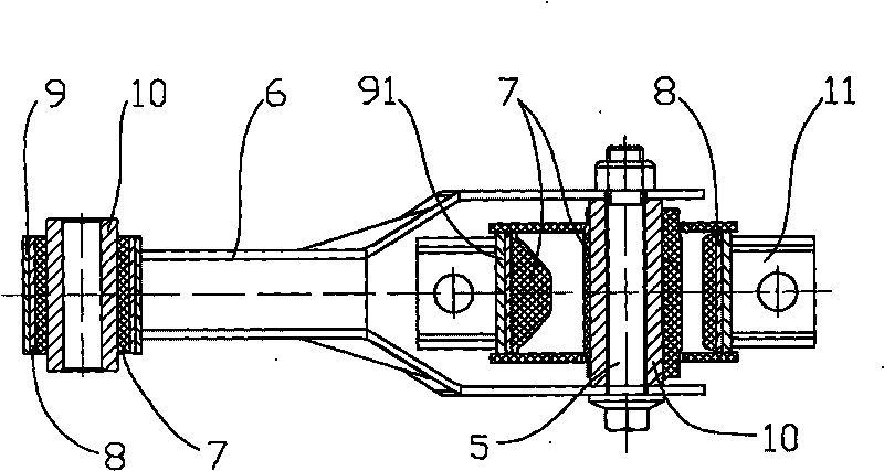 Mounting structure of automobile engine