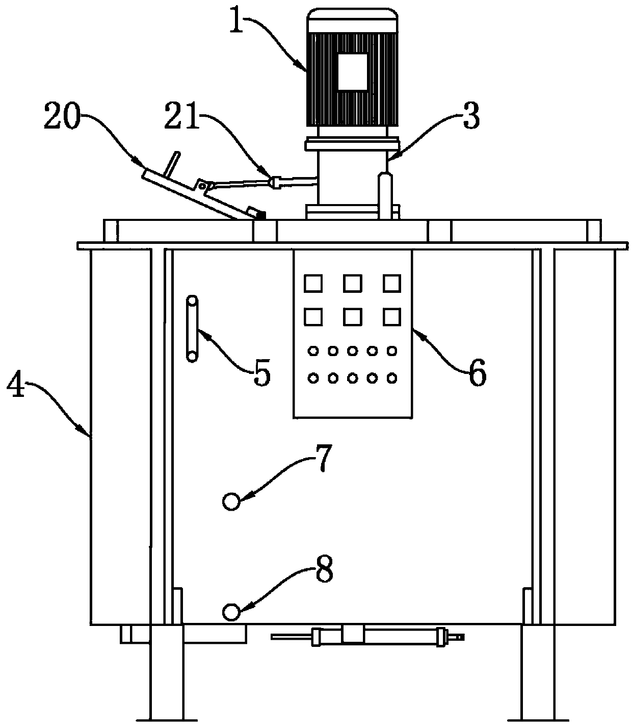 Multifunctional solid-phase saccharification and fermentation equipment