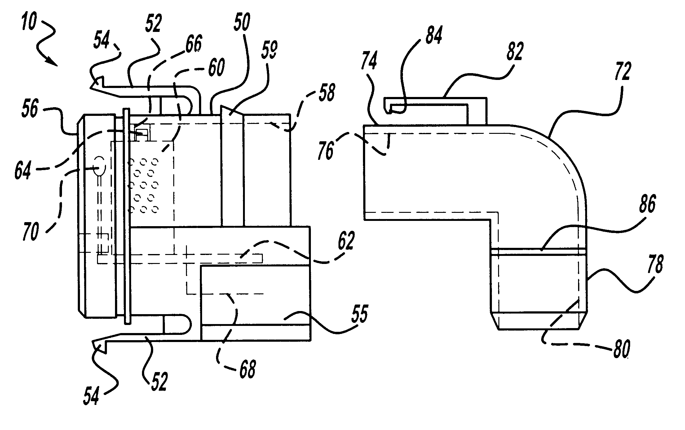 Temperature and humidity sensor assembly