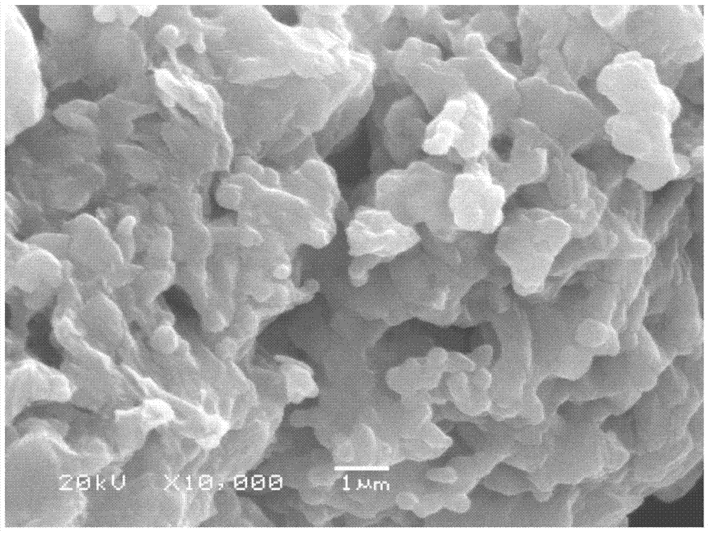 A kind of composite negative electrode material li  <sub>3</sub> v(moo  <sub>4</sub> )  <sub>3</sub> /livomoo  <sub>4</sub> preparation method