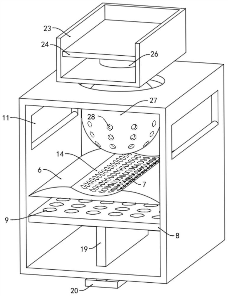 Conveying and cleaning machine for automobile part machining