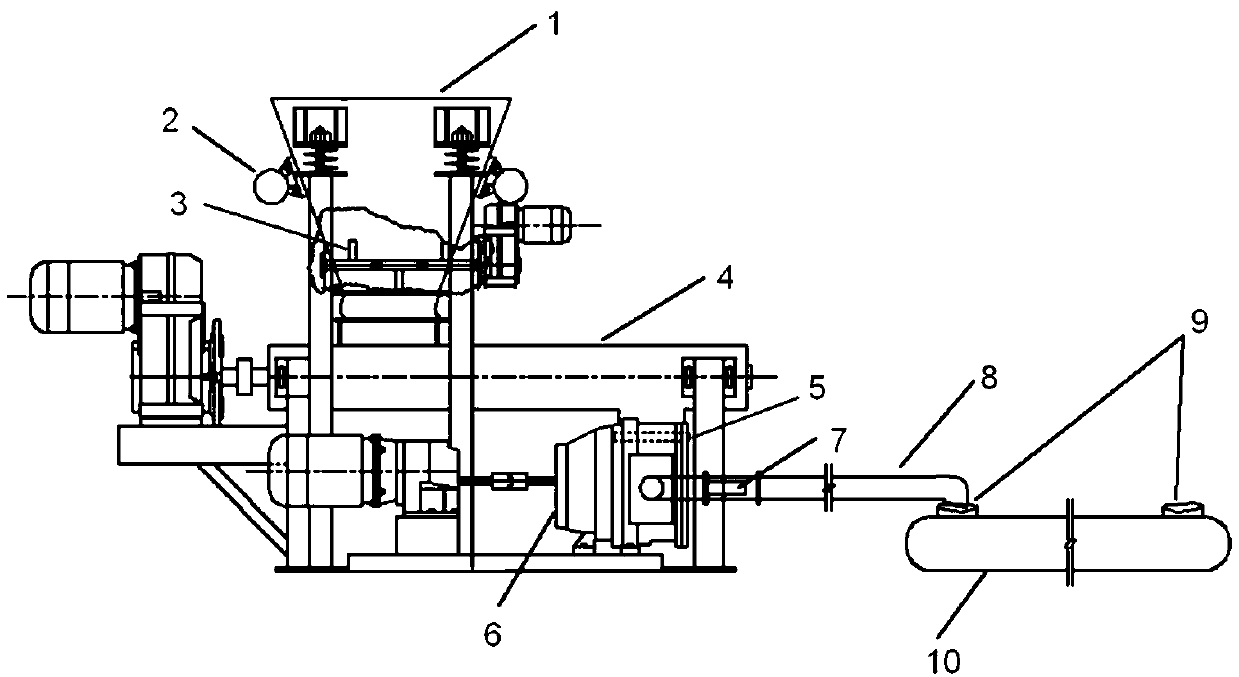 Method for conveying soft soil and solidified soil in geotextile bags