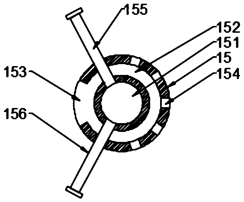 A resource-saving industrial waste gas heat energy secondary utilization device