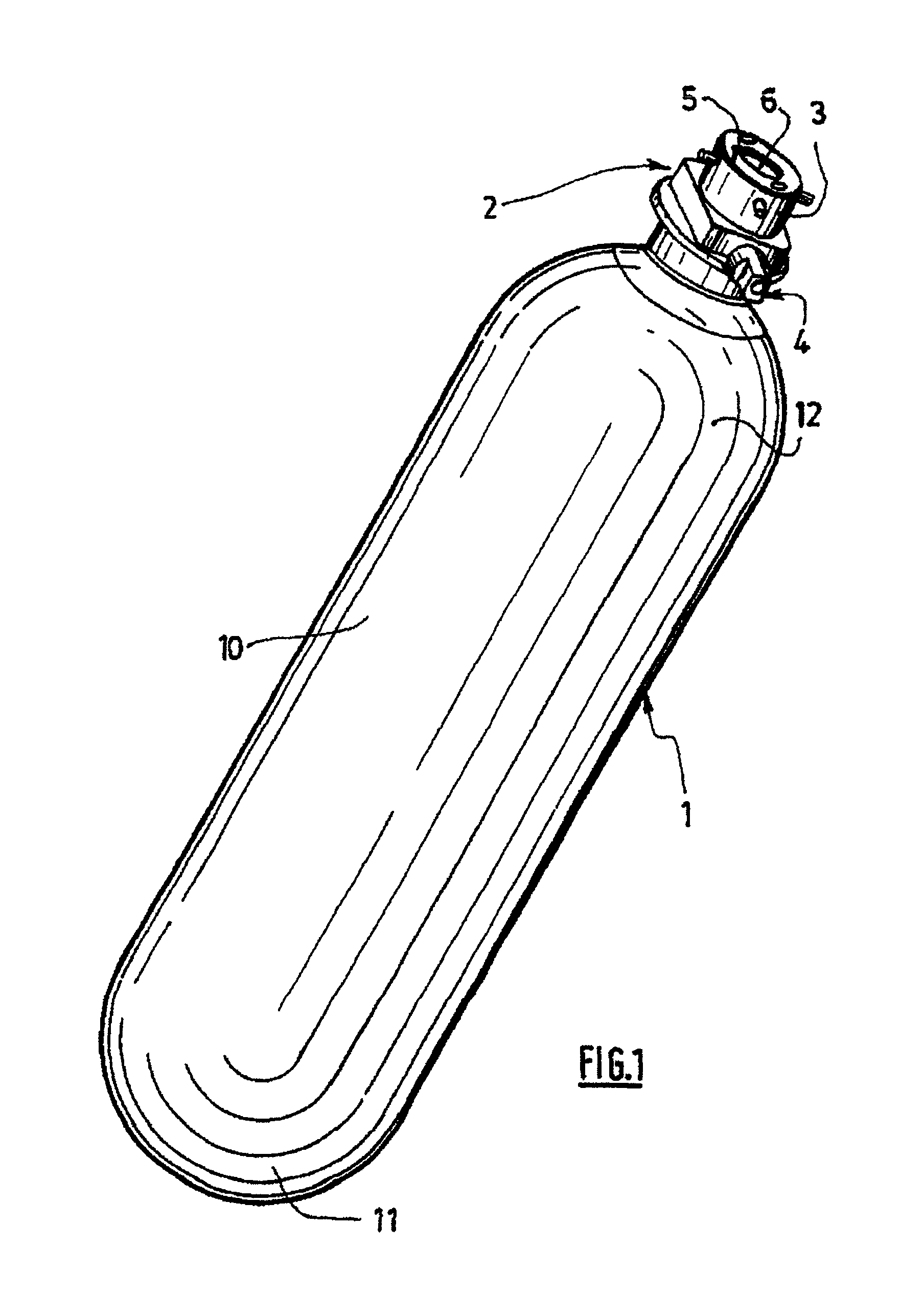 Pressurized gas filling and distribution head and tank equipped with one such head