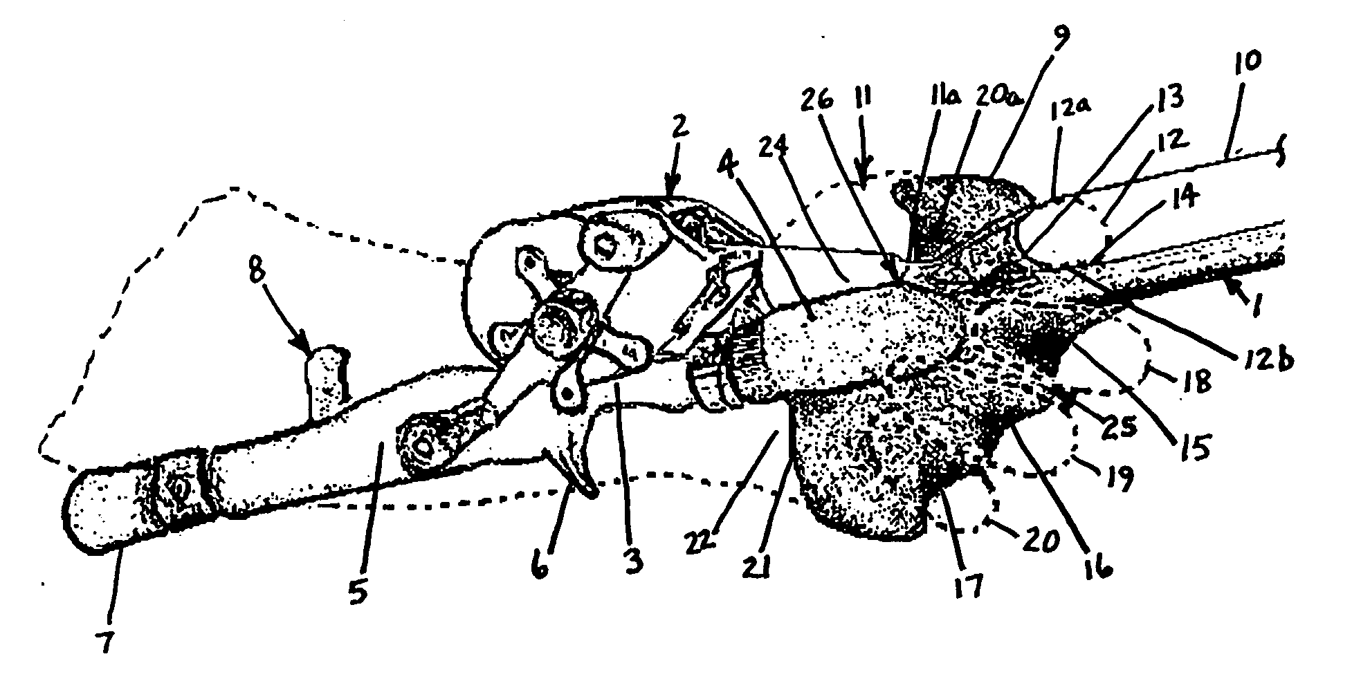 Bait-casting rod handle