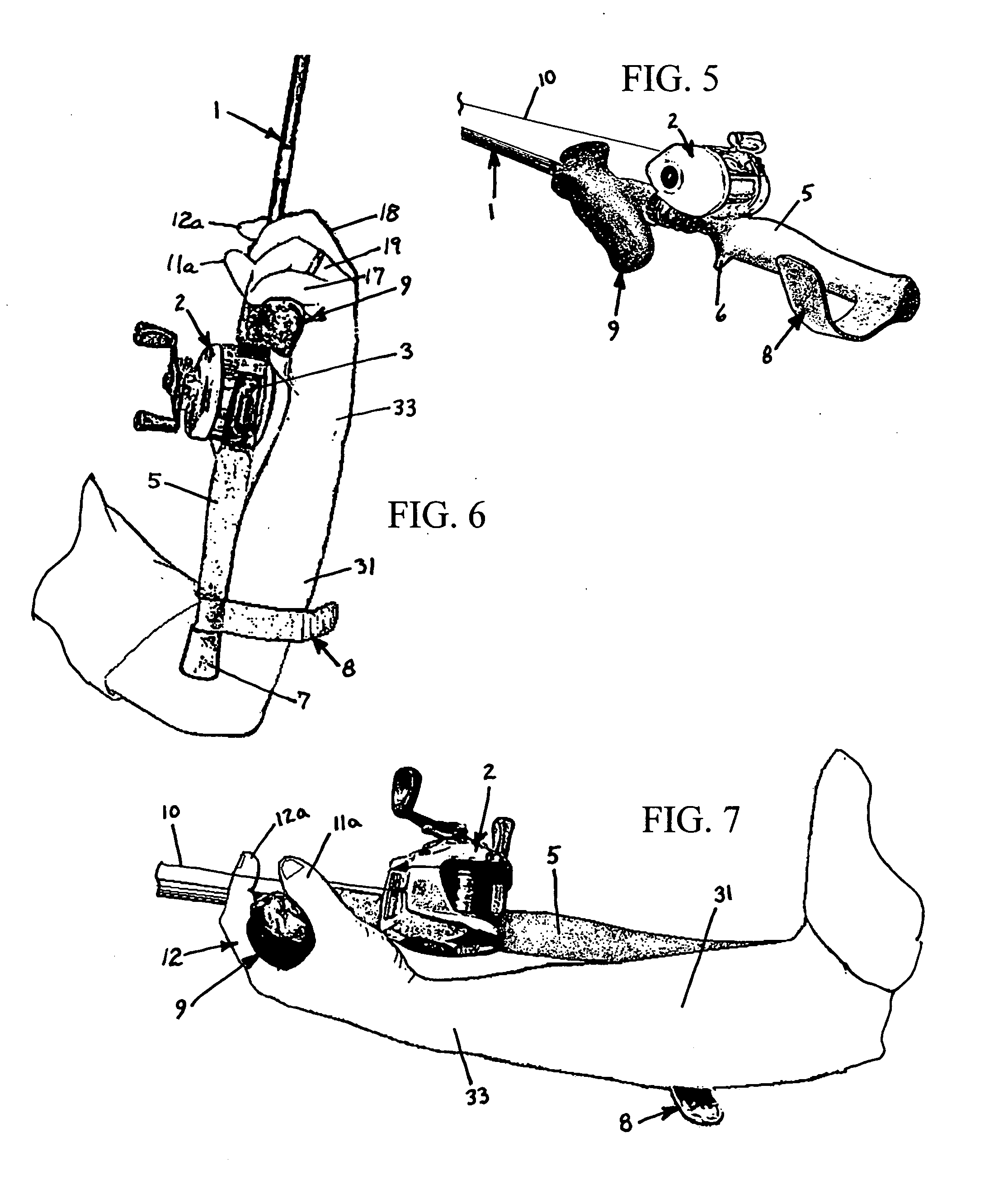 Bait-casting rod handle