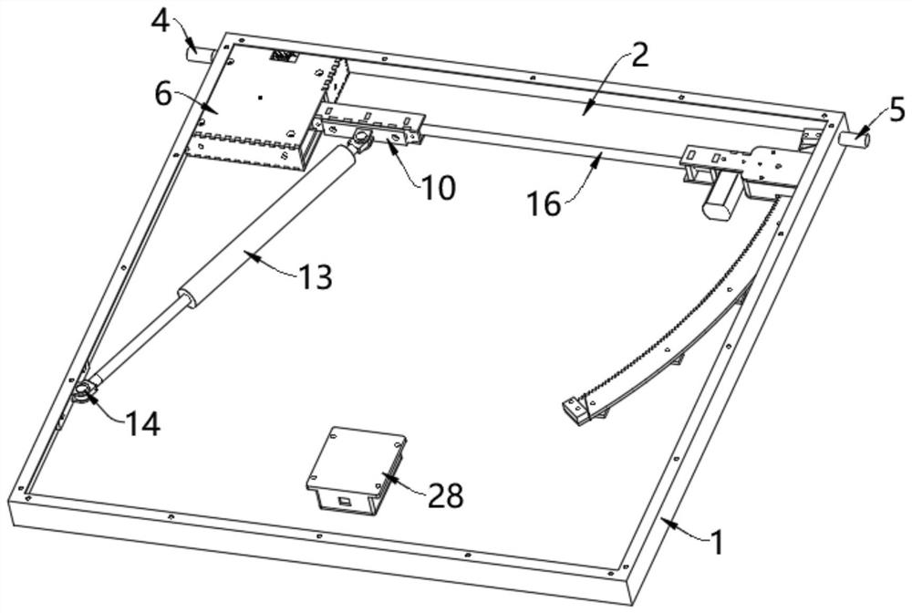 Labor-saving opening and closing automatic door