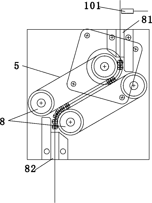 Embroidery bead feeding device and embroidery machine comprising same