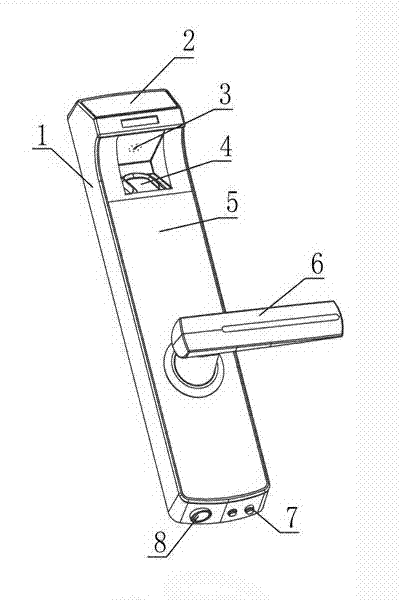 Novel fingerprint lock