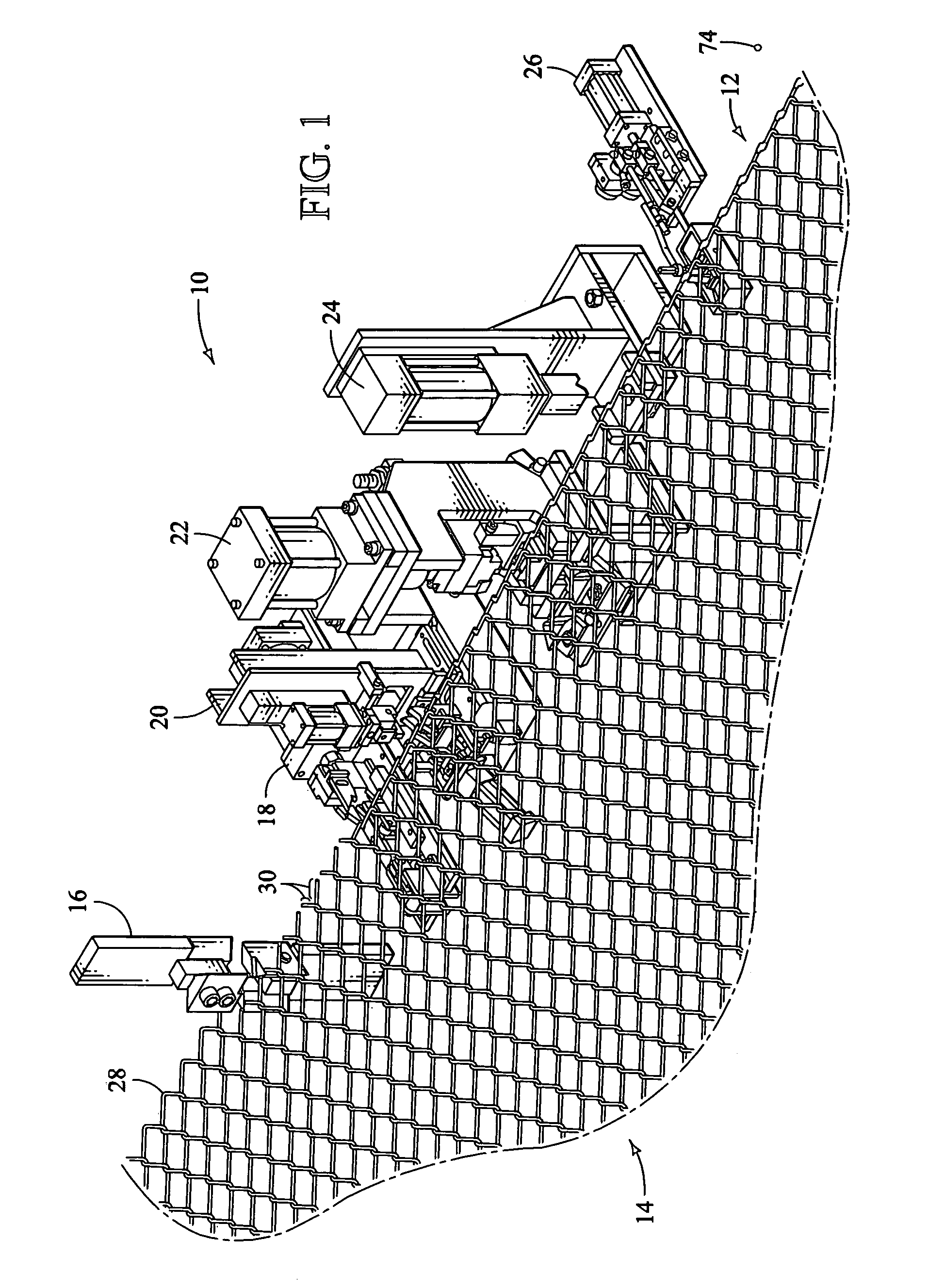 Apparatus and method for making an improved chain link fabric