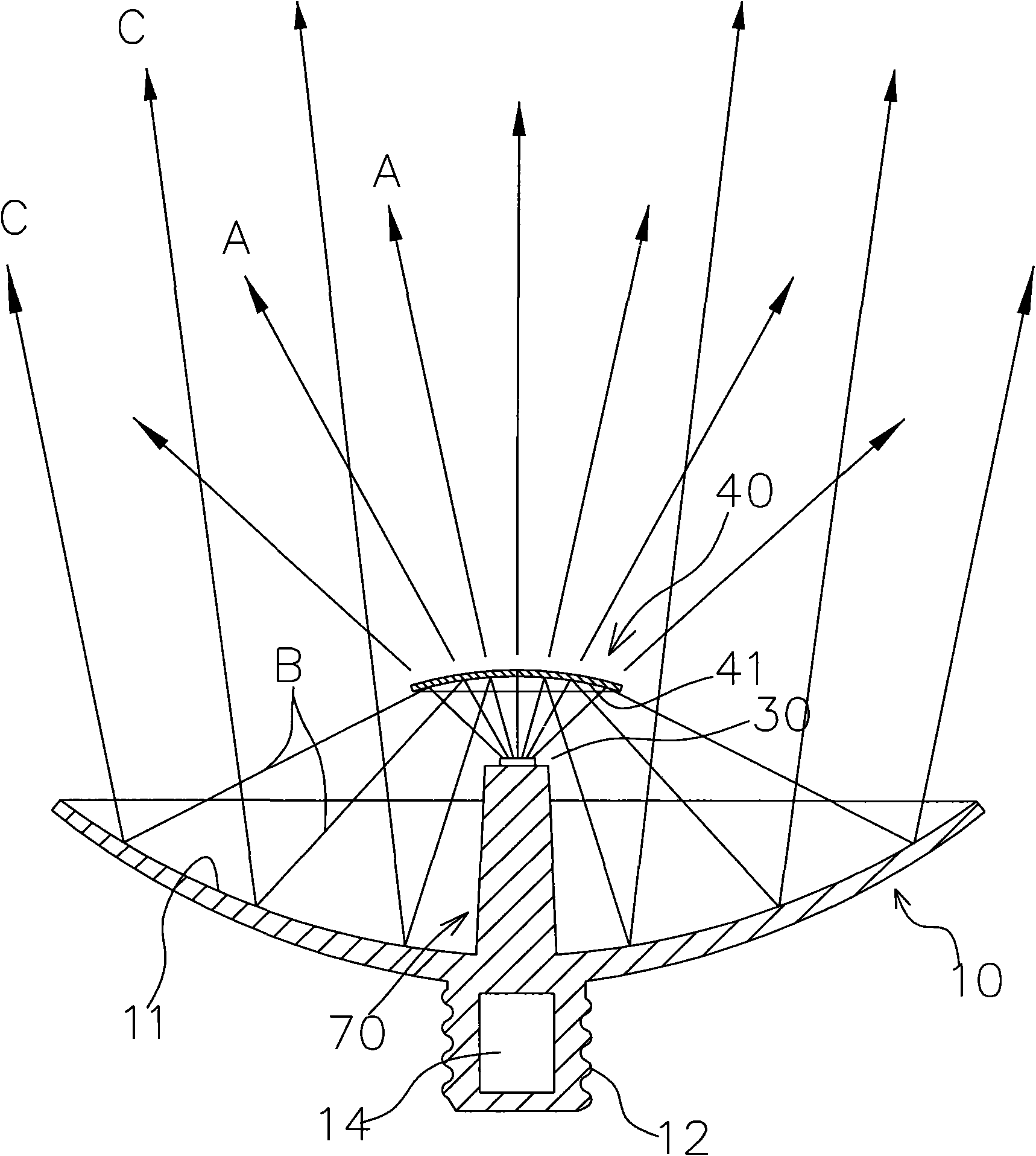 Reflecting type optical wavelength modulating device