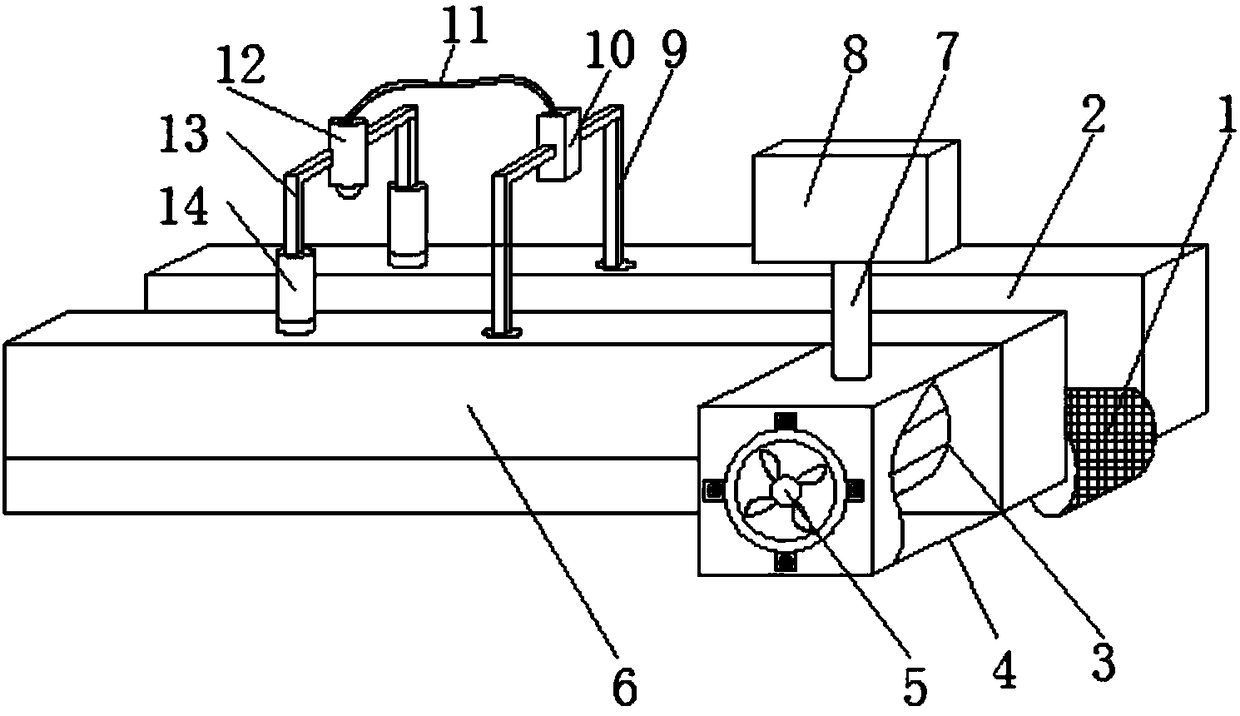 Code spraying device for capacitor production