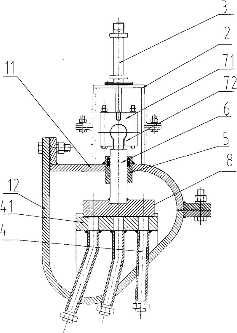 Upper spray cooling device arranged among finishing mill racks