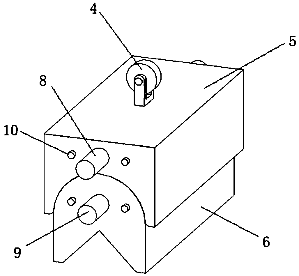 Small-sized manual thin plate bending and forming device