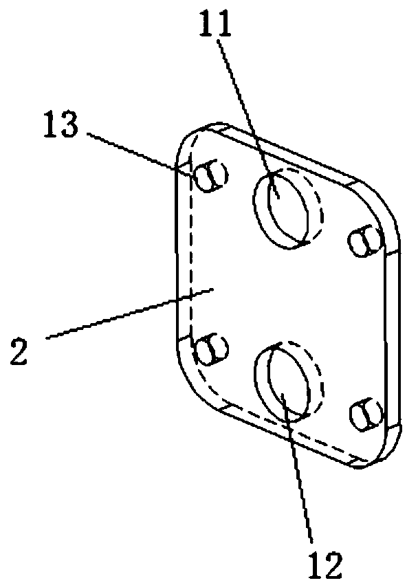 Small-sized manual thin plate bending and forming device