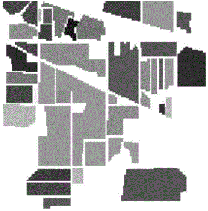 Hyperspectral image classification method based on sparse low-rank regression