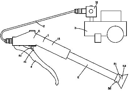 Tumor taking device for oncology