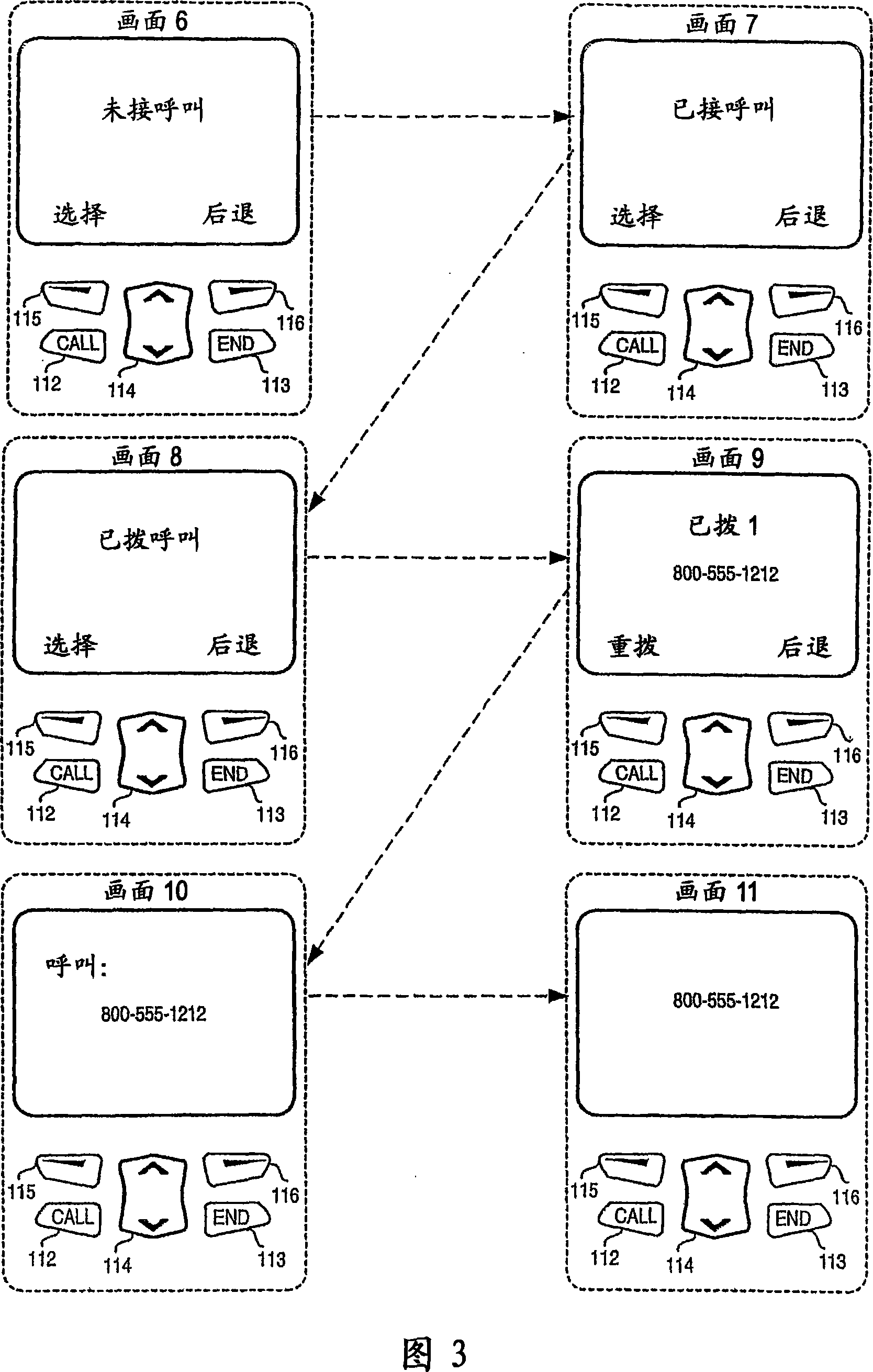 Mobile telephone user interface