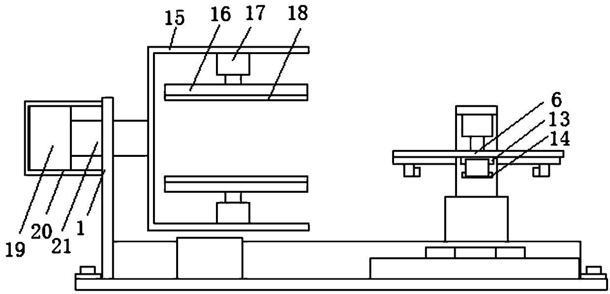 Turning-over device applicable to polygonal glass surface machining