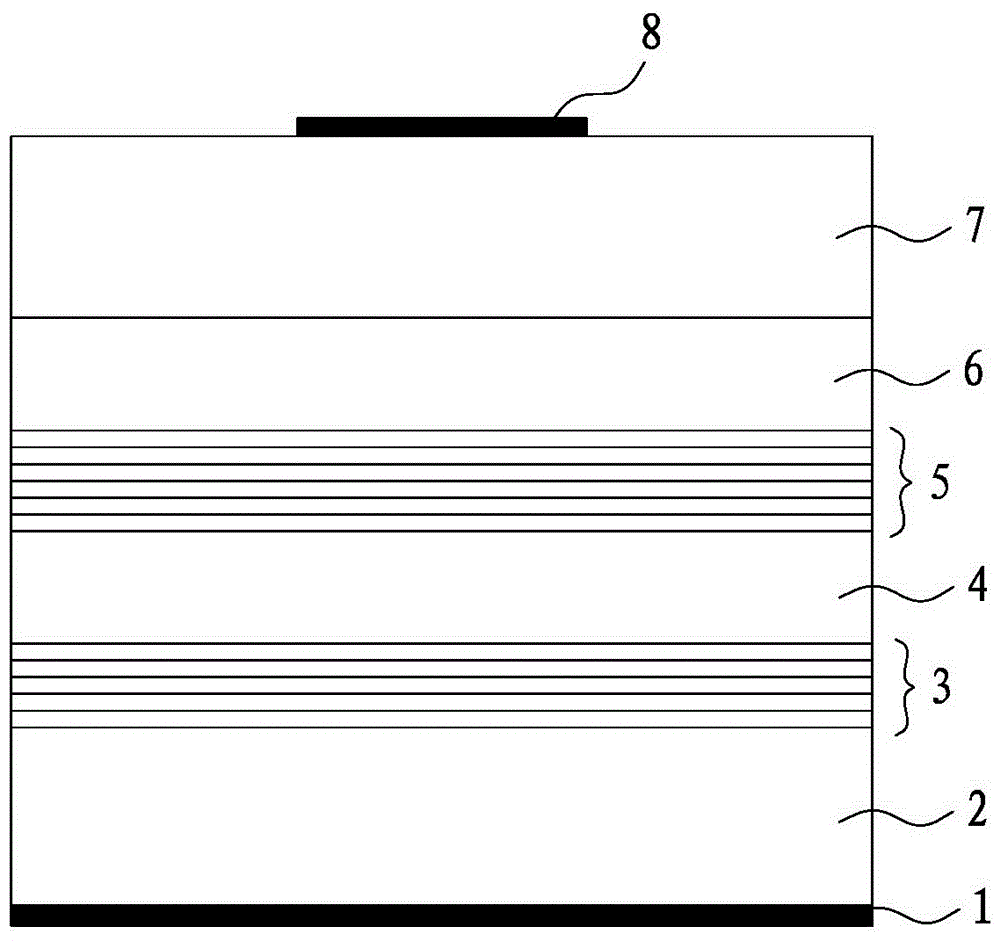 A light emitting diode structure