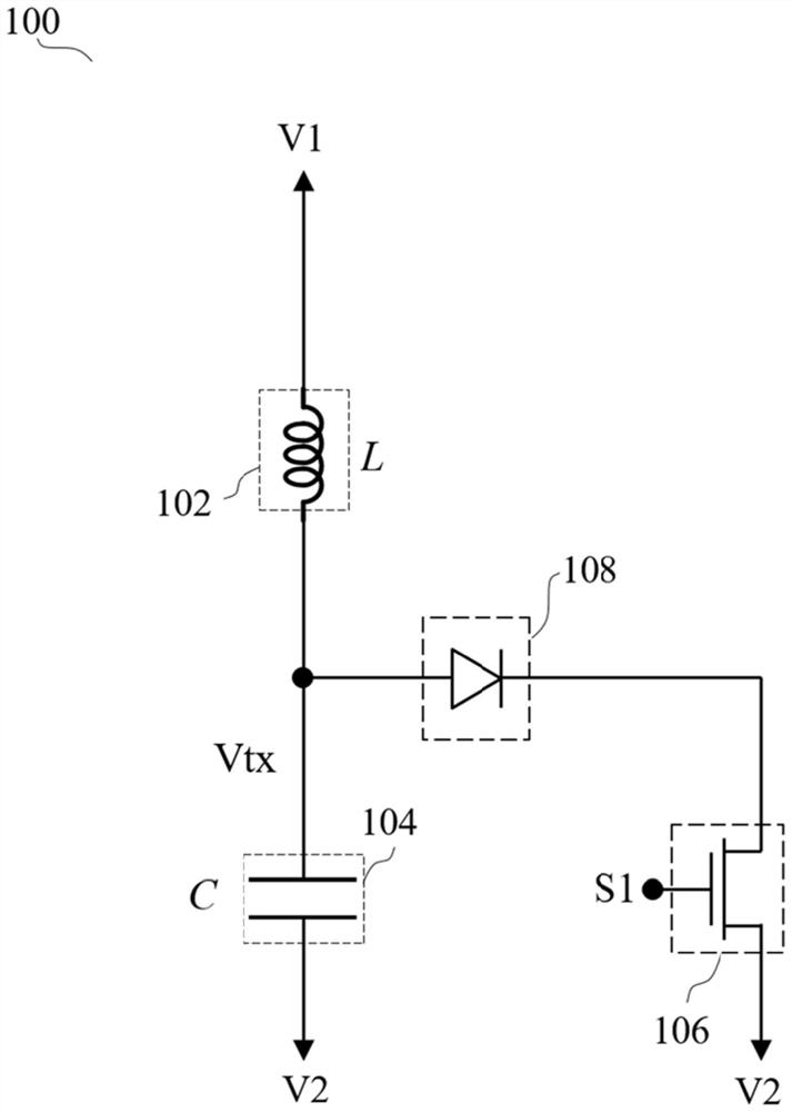 Sine wave pulse signal generation circuit and related electronic device