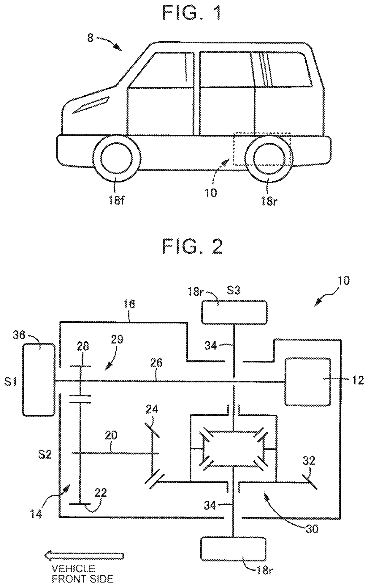 Electric drive device for vehicle