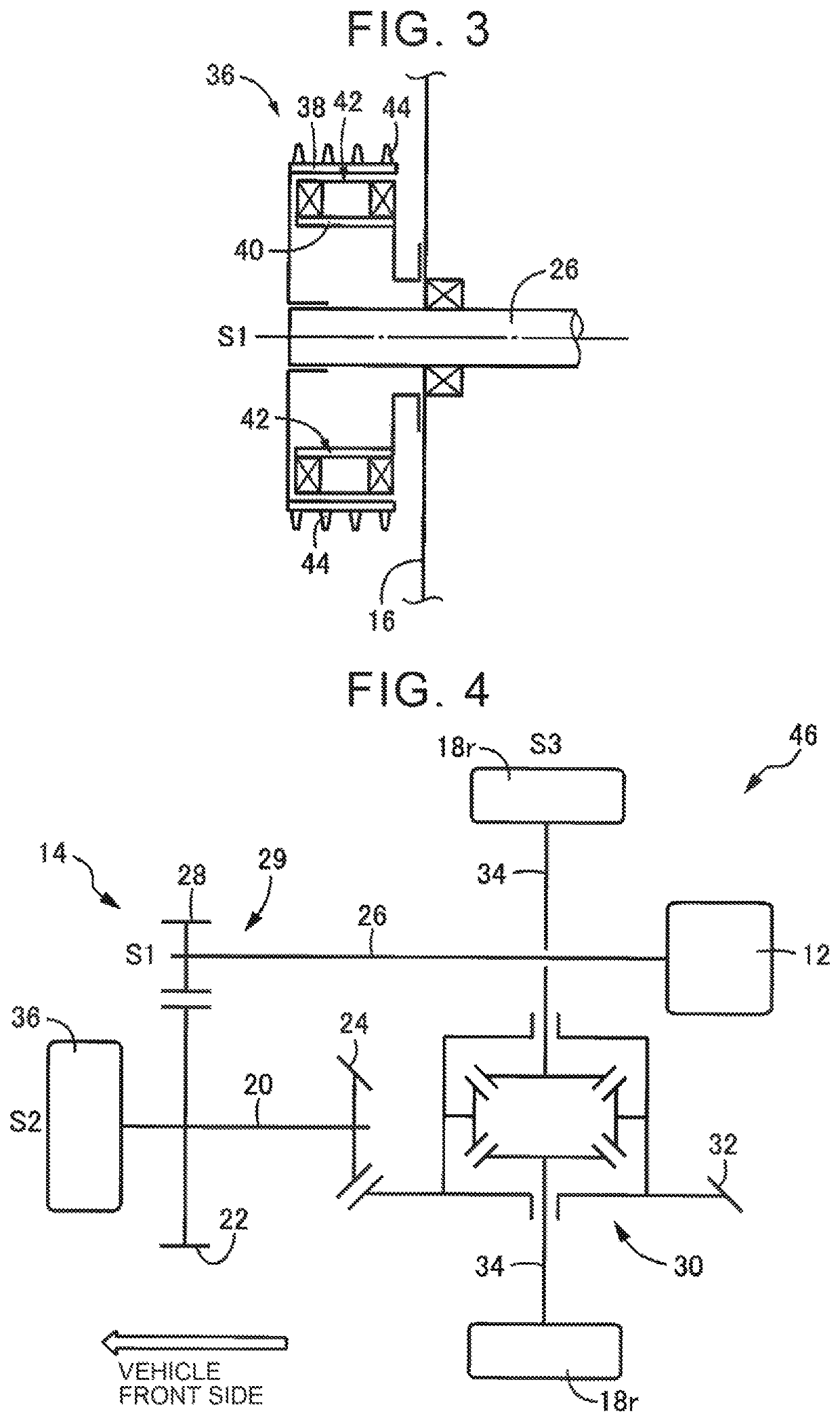 Electric drive device for vehicle