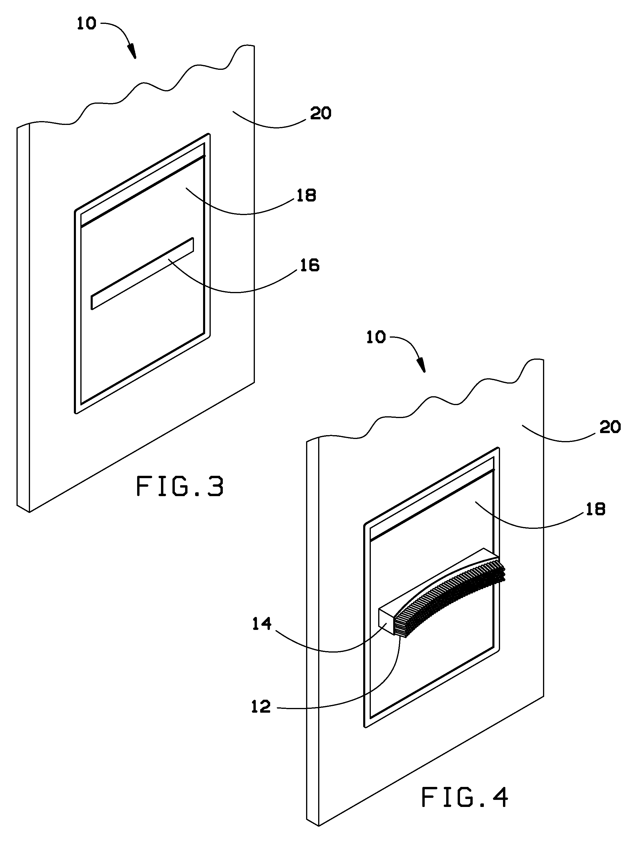 Brush attachment for pet door