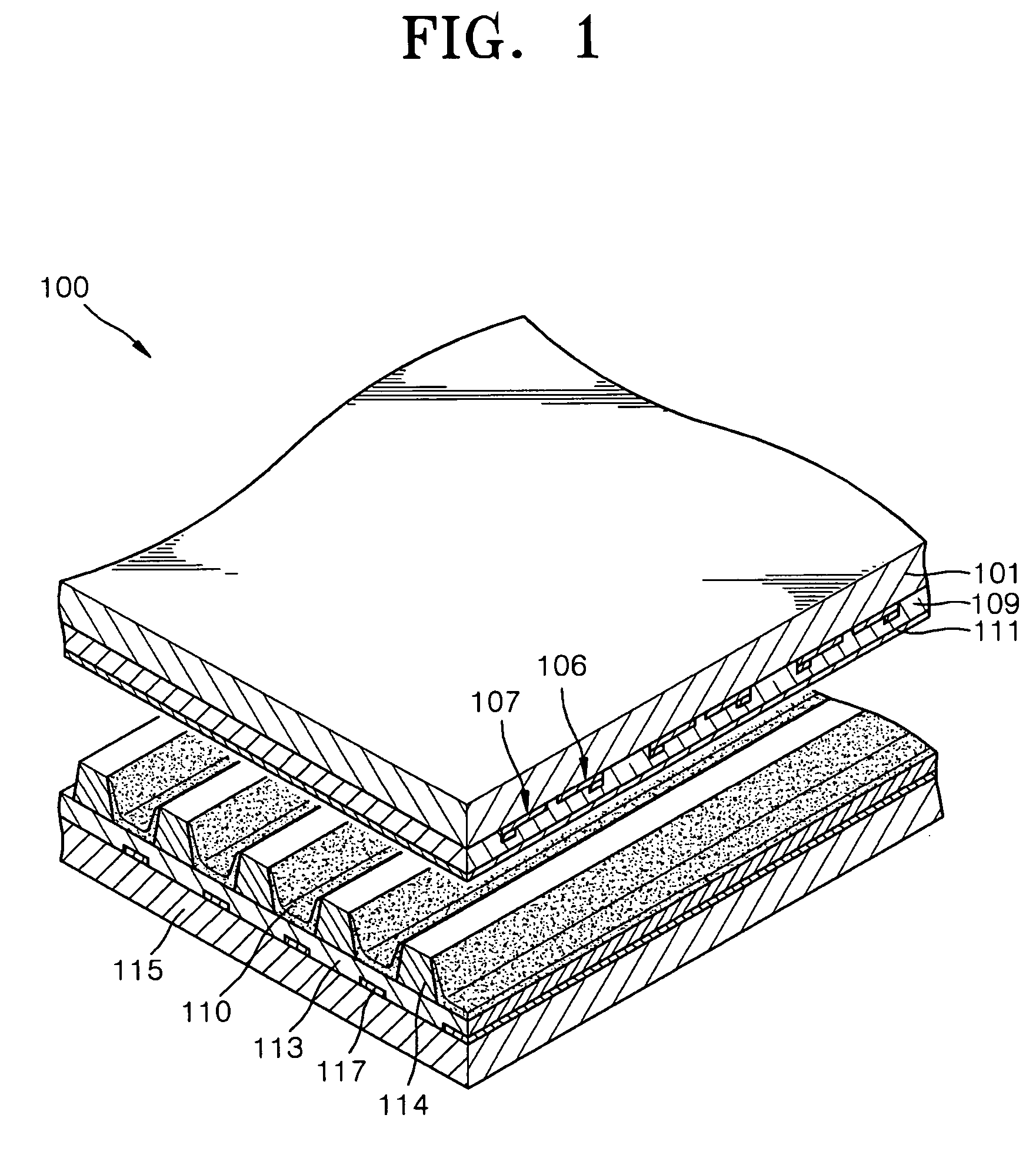 Plasma display panel (PDP) and plasma display apparatus including the PDP