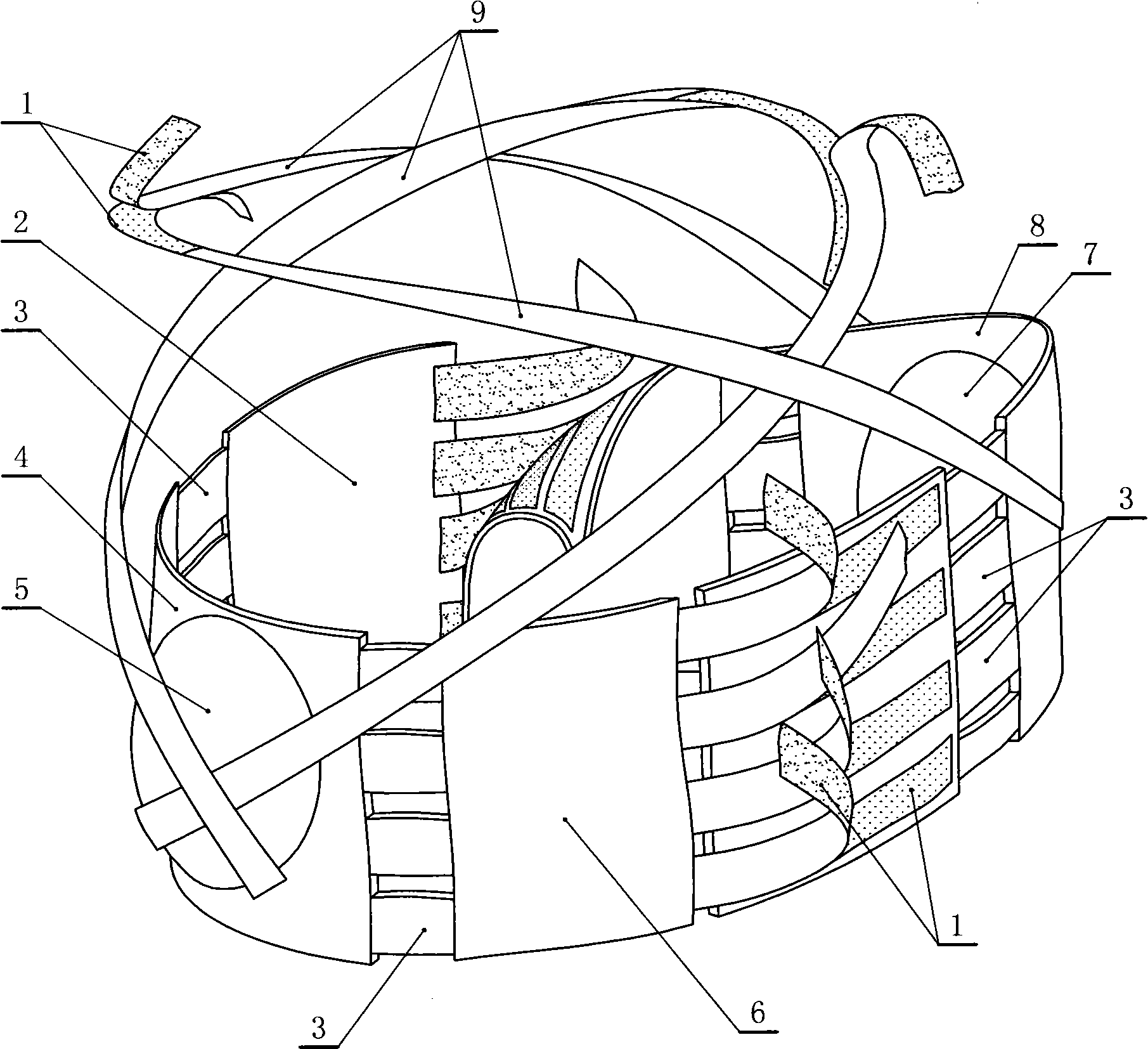 Pressurizing binding band for accessory breast