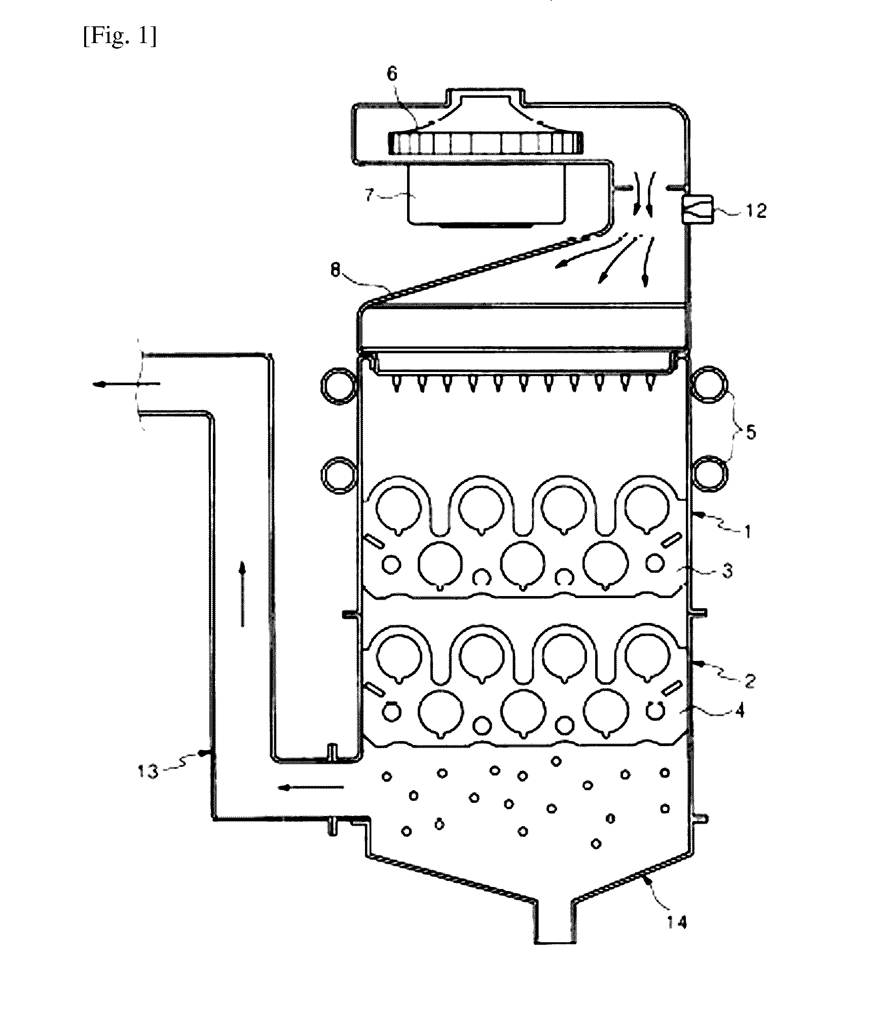 Condensation heat exchanger having dummy pipe