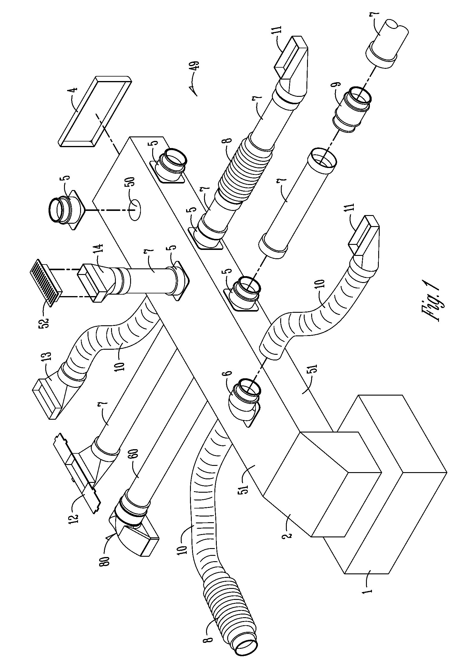 Plastic HVAC component system and method for installing the same