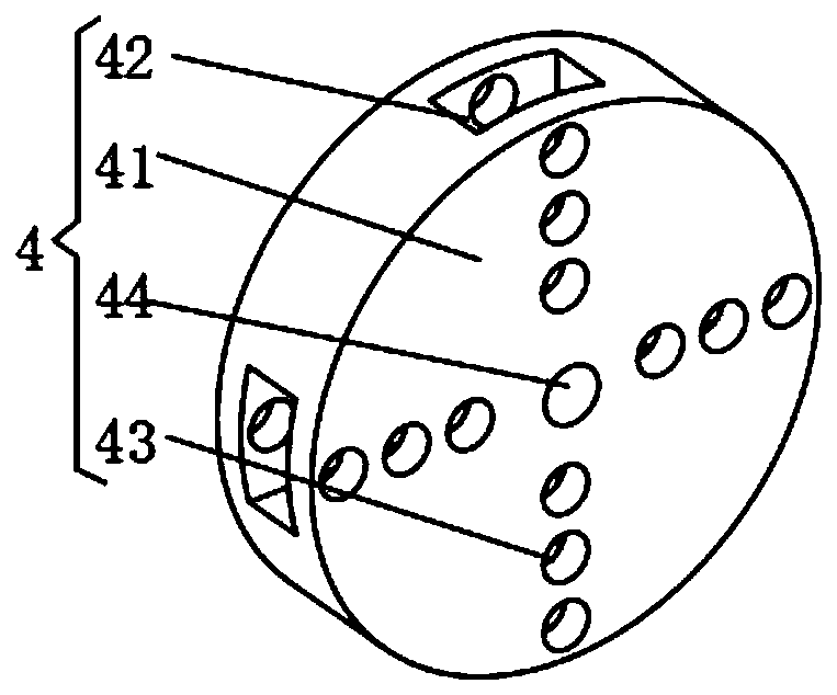 A printing device for fur production